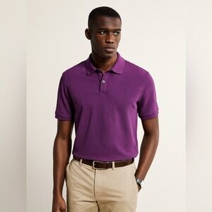 Rails Purple Polo Shirt Tailored Fit
